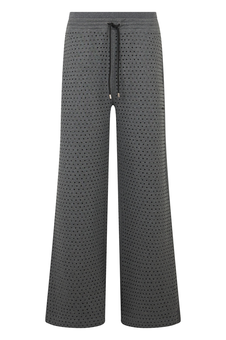 Fleece Track Pants Charcoal Grey Cotton