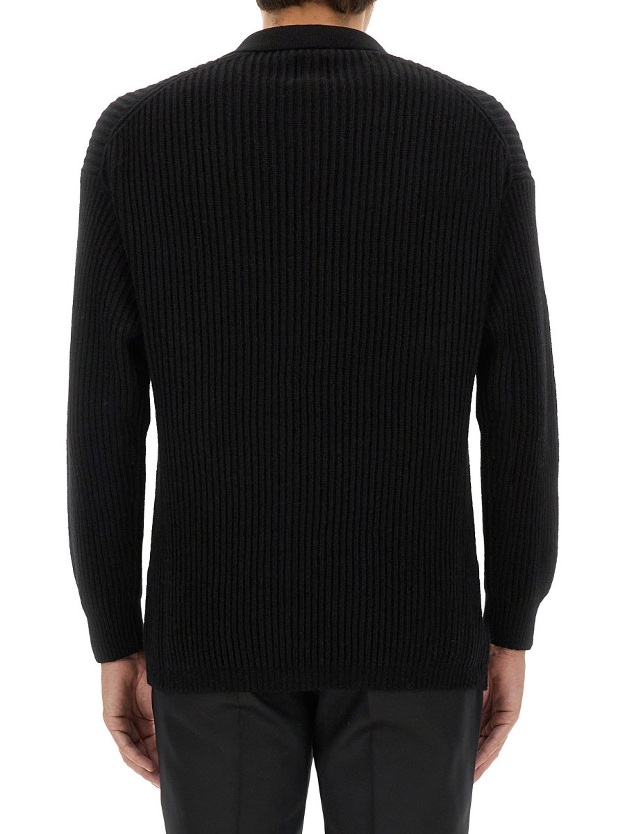 Wool Jersey Black Jumpers