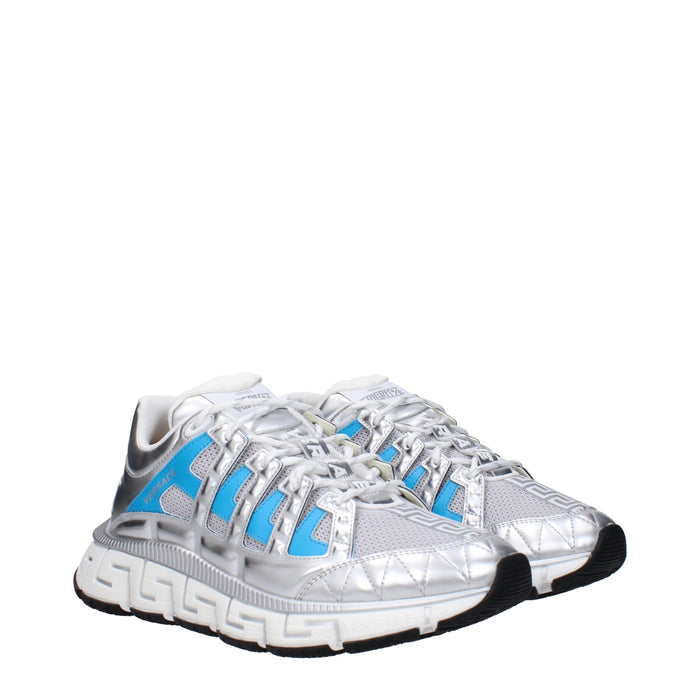 Versace Mesh sneaker in gray — view 2