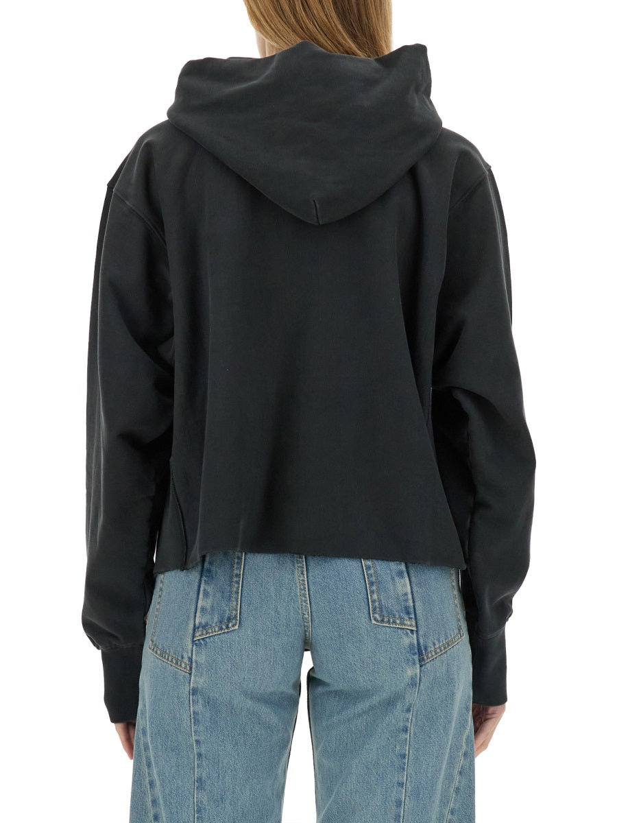 Cotton Sweatshirt Black Sweatshirts