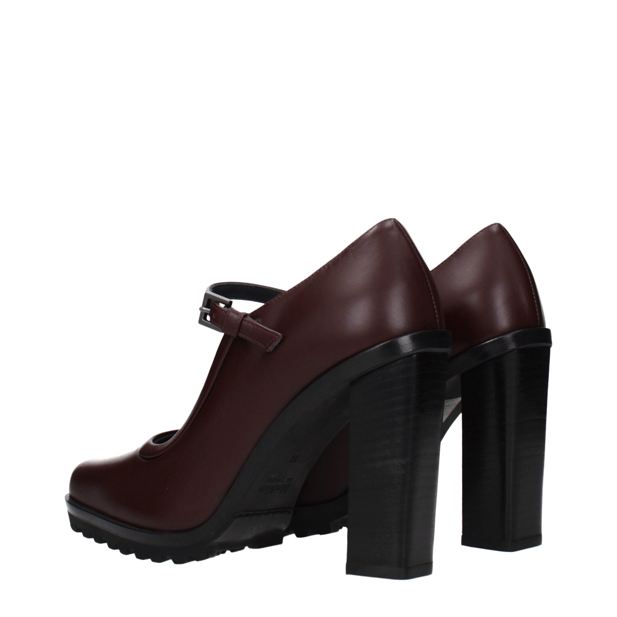 Max Mara Leather heel in brown — view 4