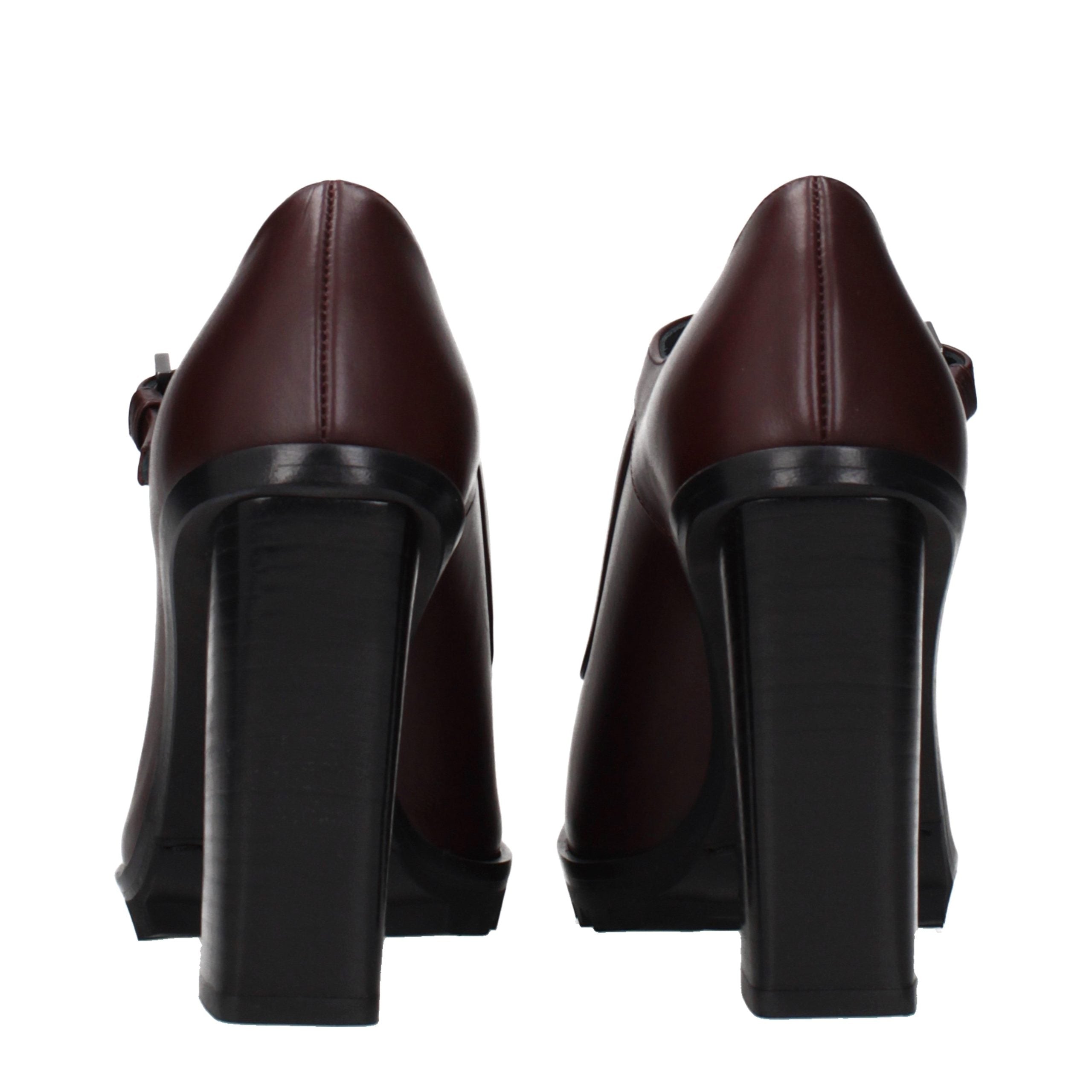 Max Mara Leather heel in brown — view 5
