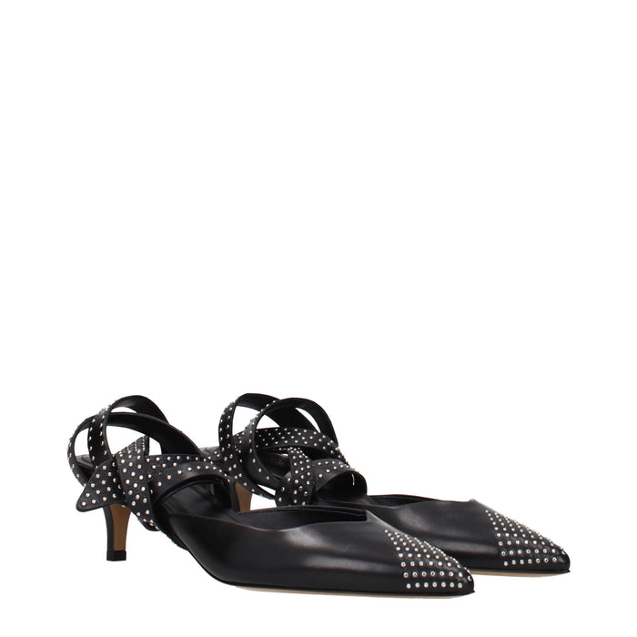 Isabel Marant Leather pump in black — view 2