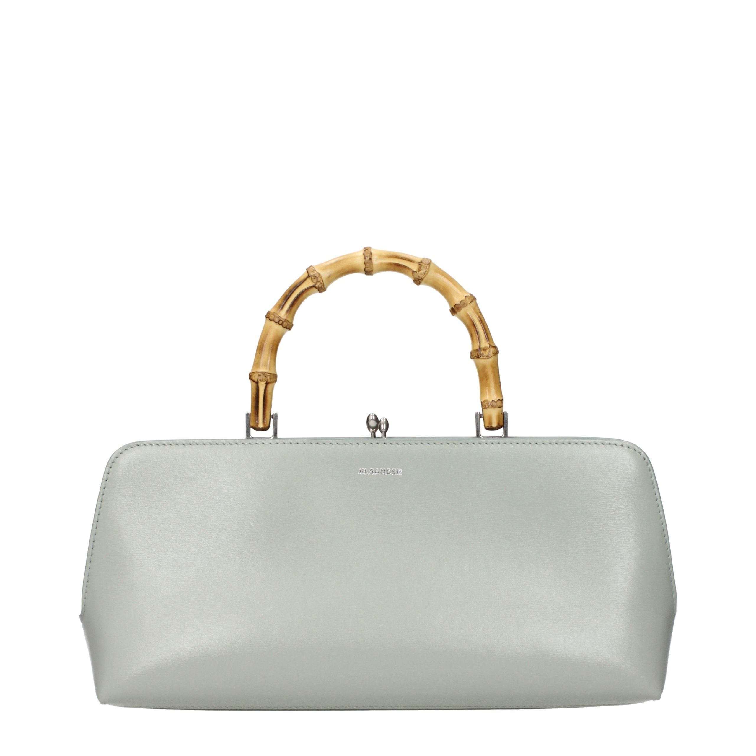 Green Leather Handbag Bag