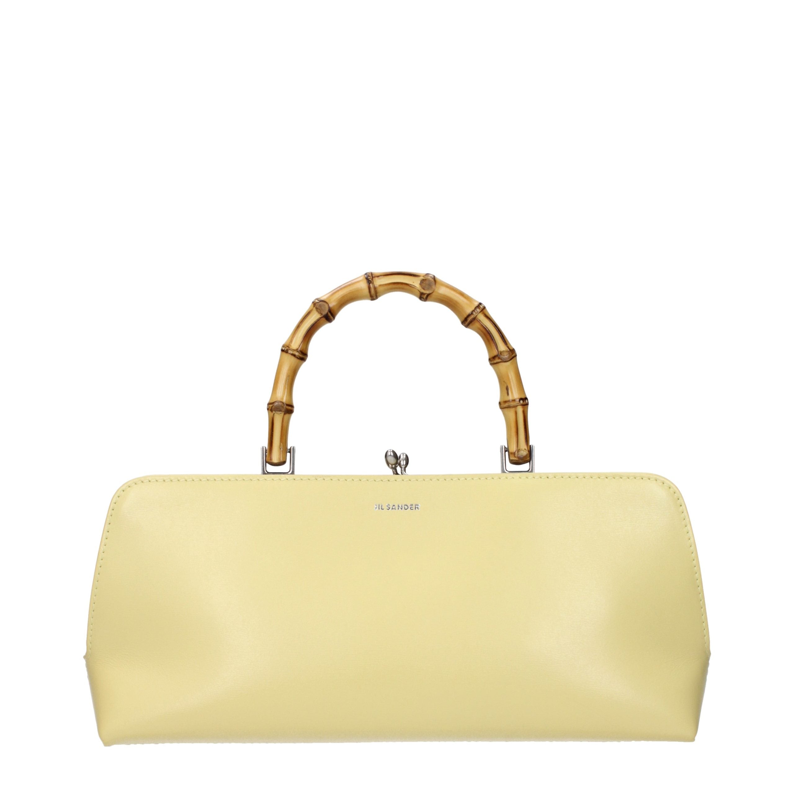 Yellow Leather Handbag Bag