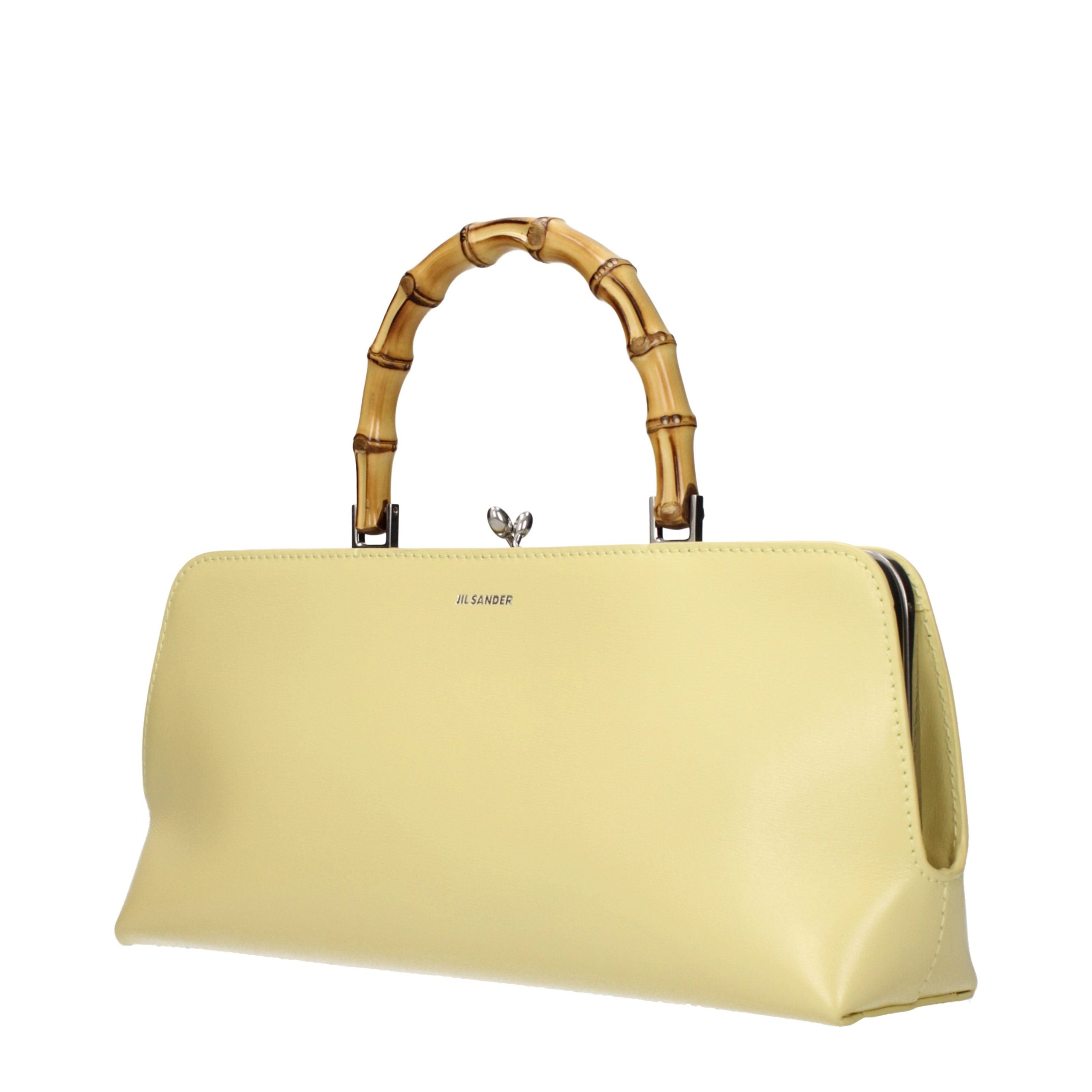 Yellow Leather Handbag Bag