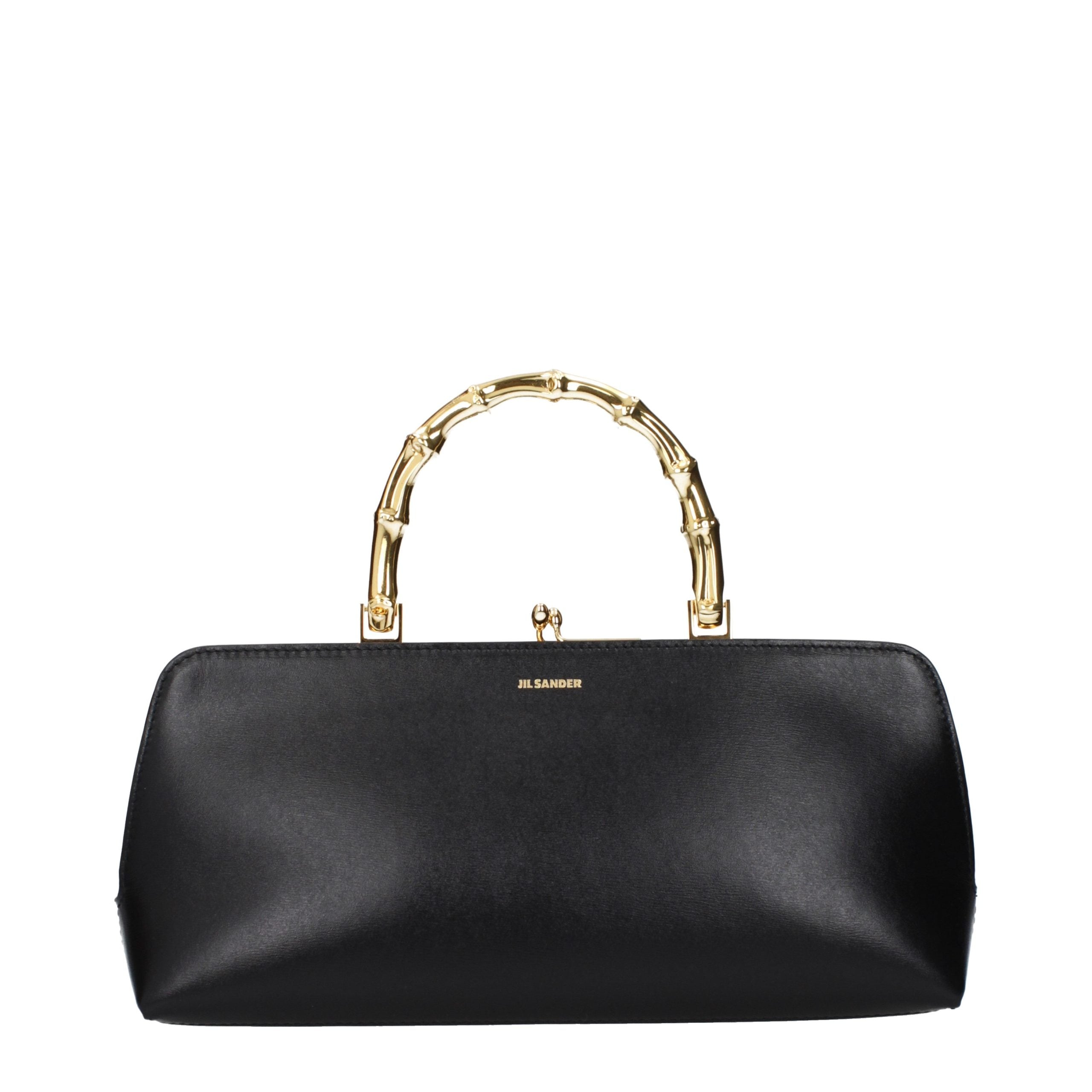 Black Leather Handbag Bag