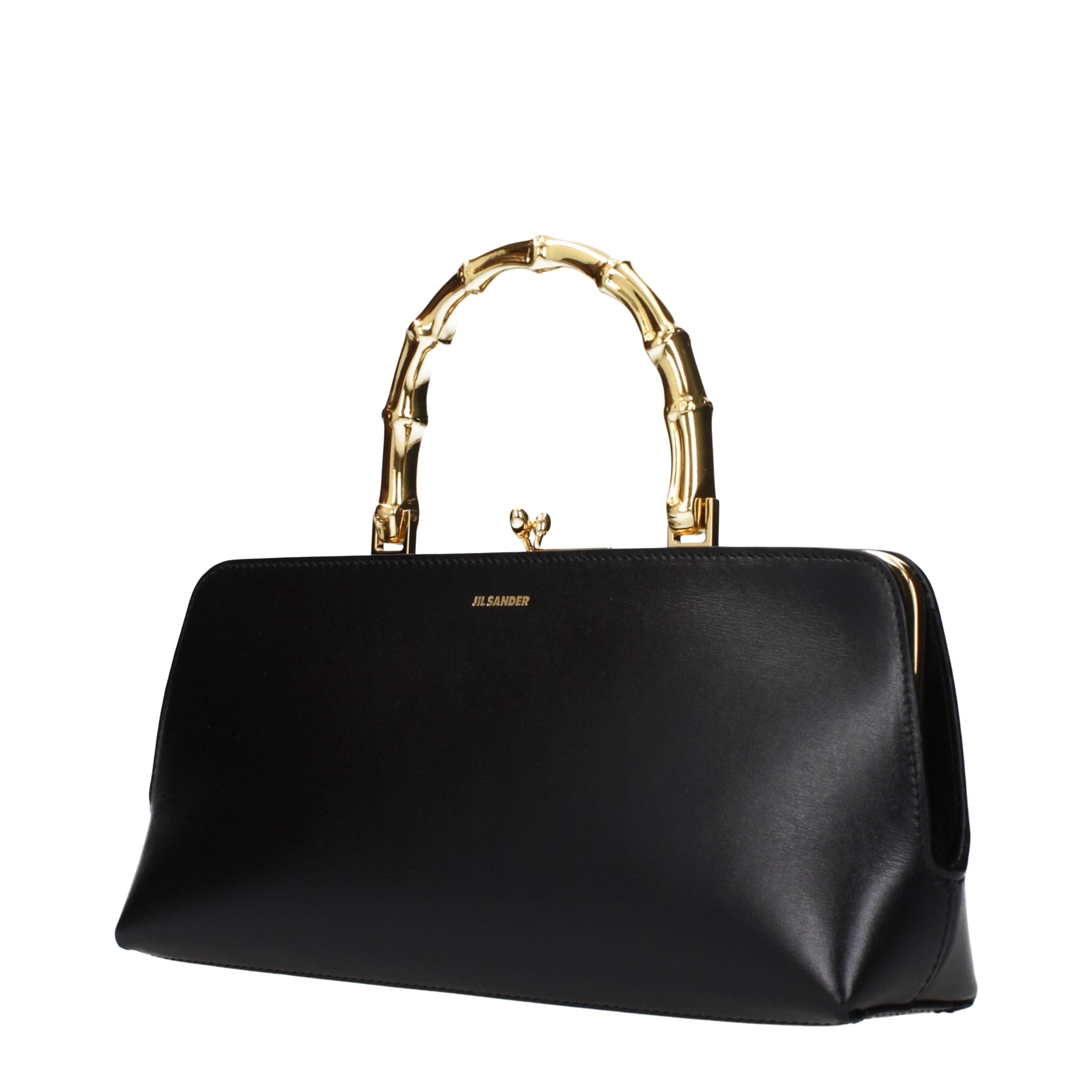 Black Leather Handbag Bag
