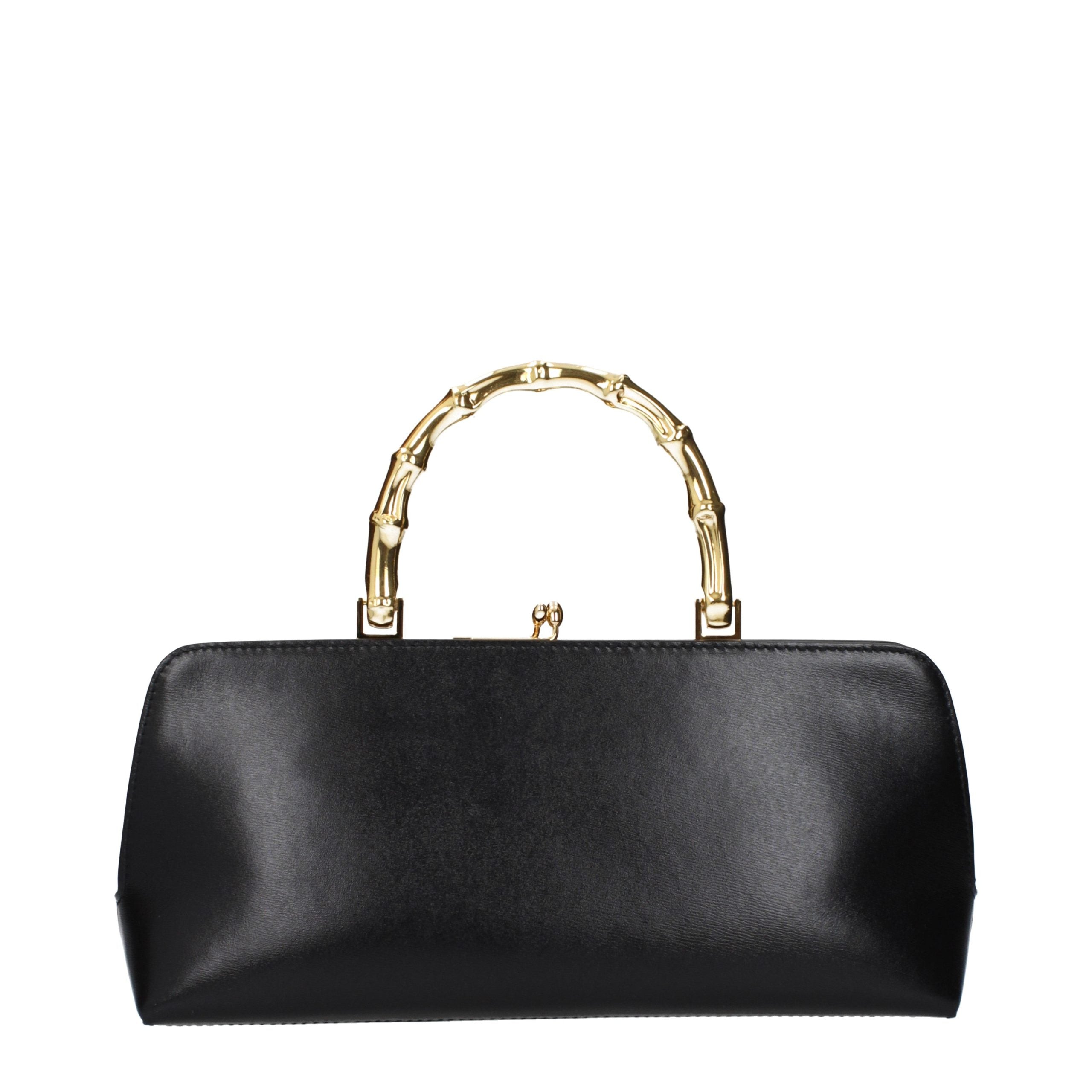 Black Leather Handbag Bag