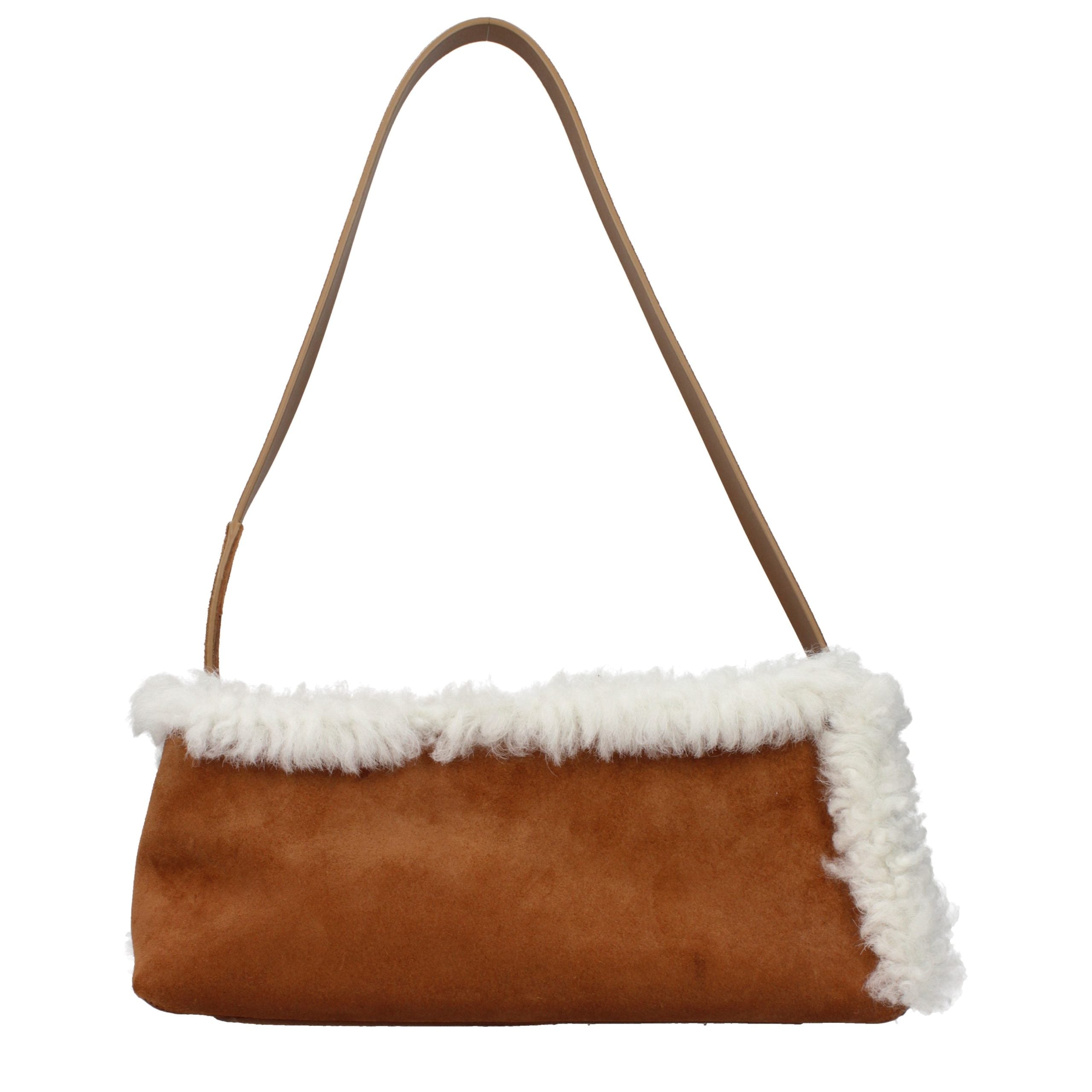 Marni Suede shoulder bag in brown — view 3