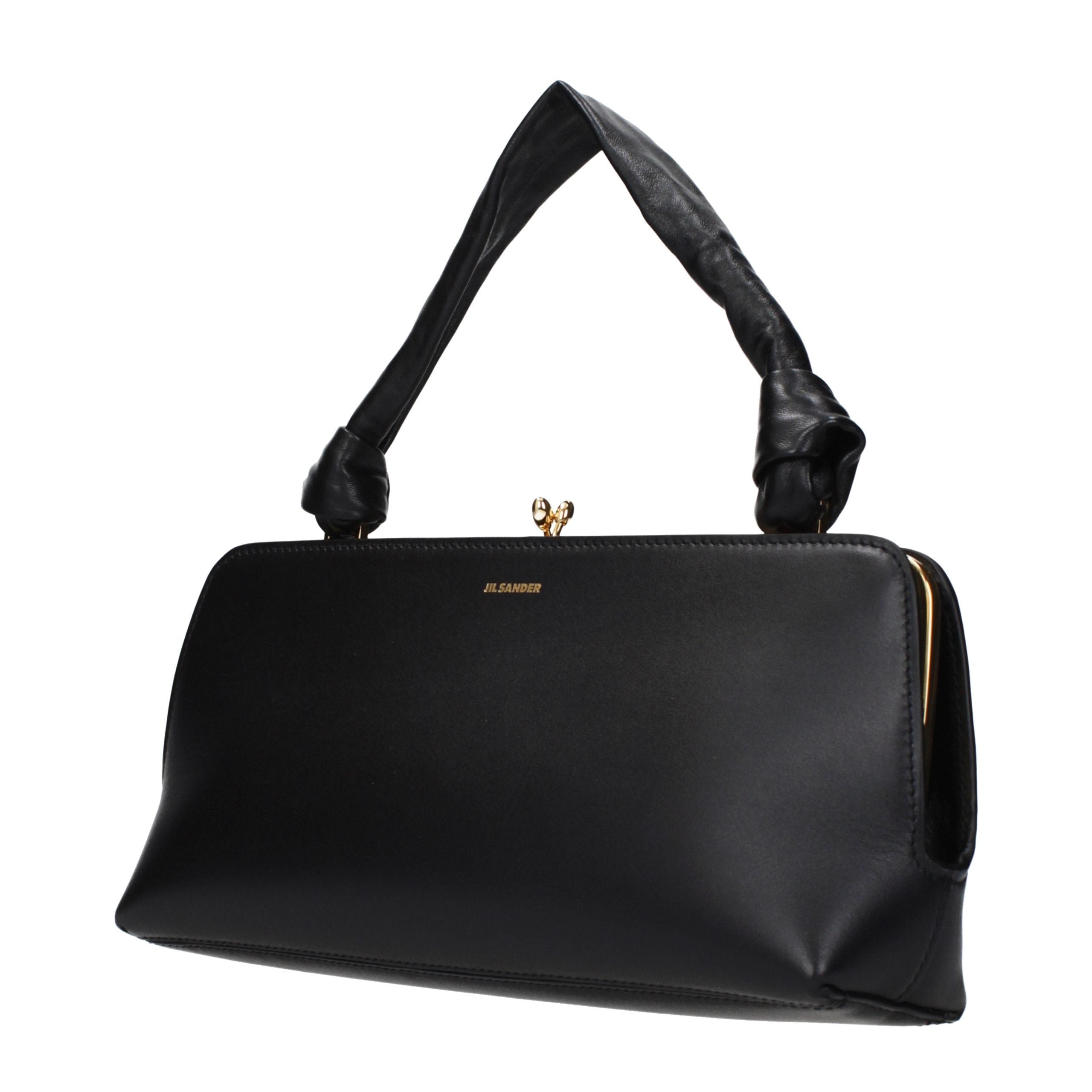 Black Leather Handbag Bag