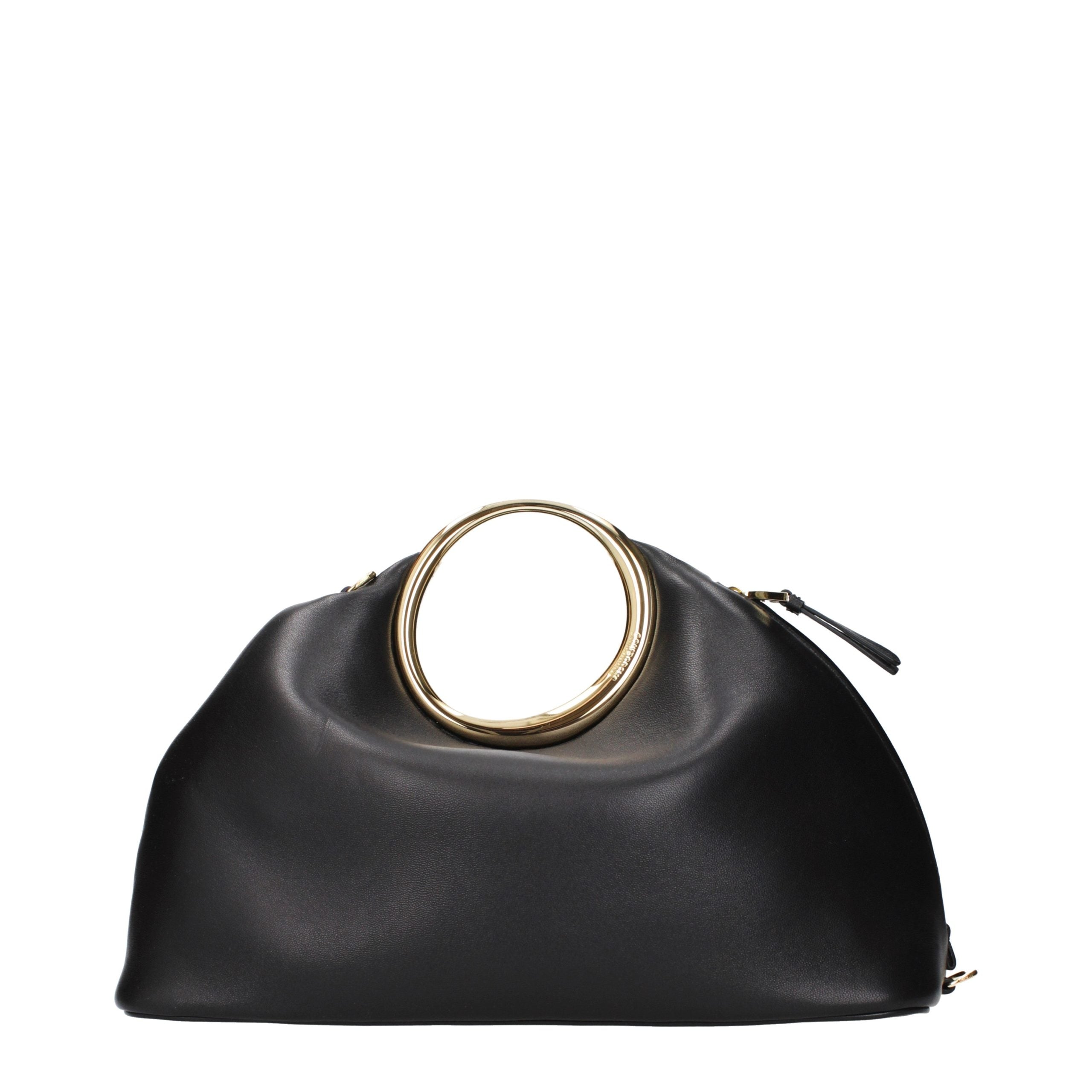 Black Leather Handbag Bag