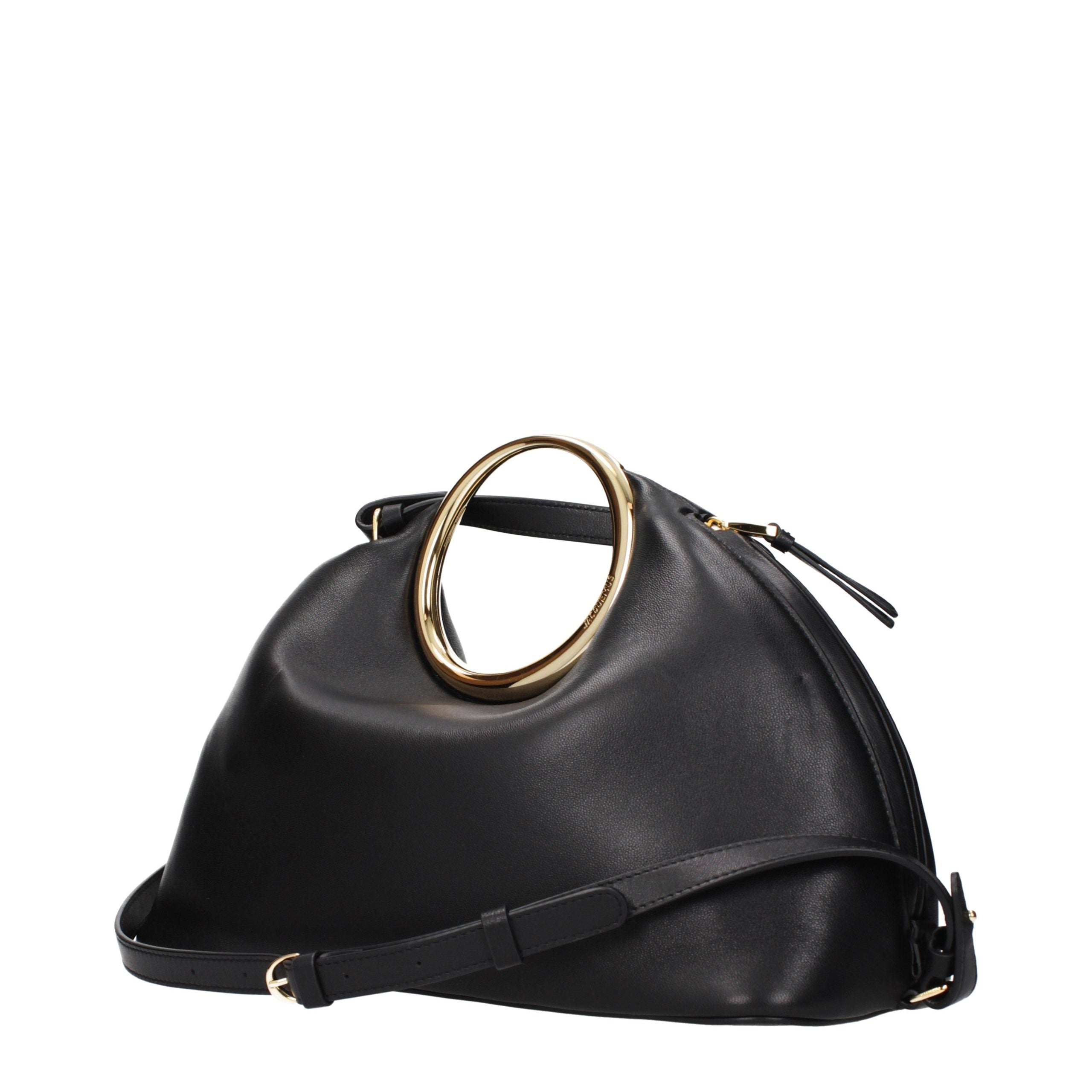 Black Leather Handbag Bag
