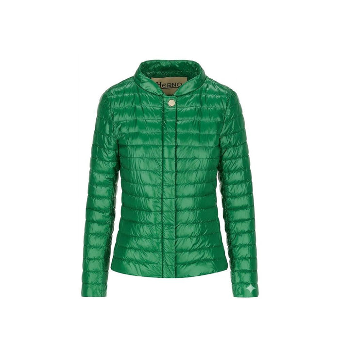 Herno 100% Polyamide shell; 90/10 goose down and feathers fill down jacket in green