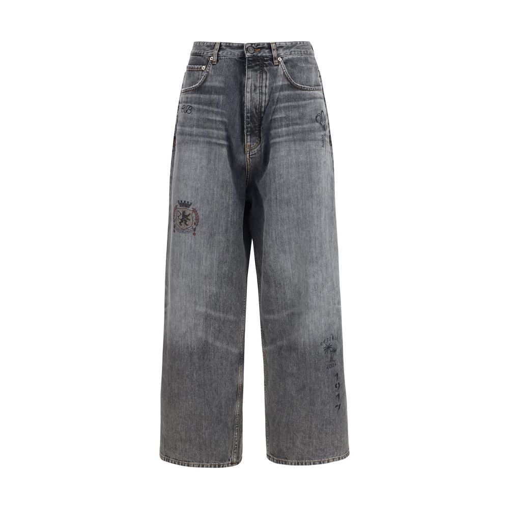 Balenciaga 100% Cotton jeans in gray
