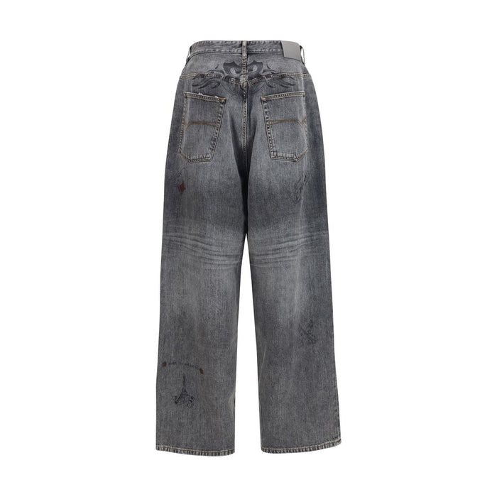Balenciaga 100% Cotton jeans in gray — view 2