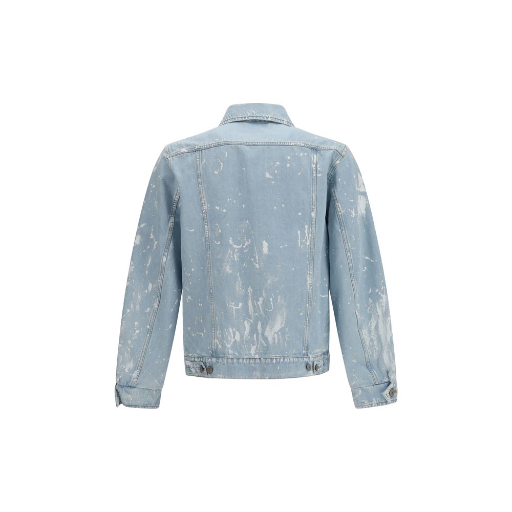 MM6 Maison Margiela 100% Cotton jacket in blue — view 2