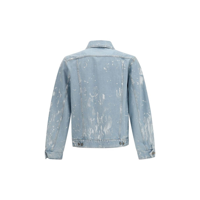 MM6 Maison Margiela 100% Cotton jacket in blue — view 2
