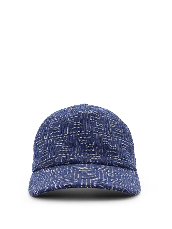 Fendi Hats Blue Cotone