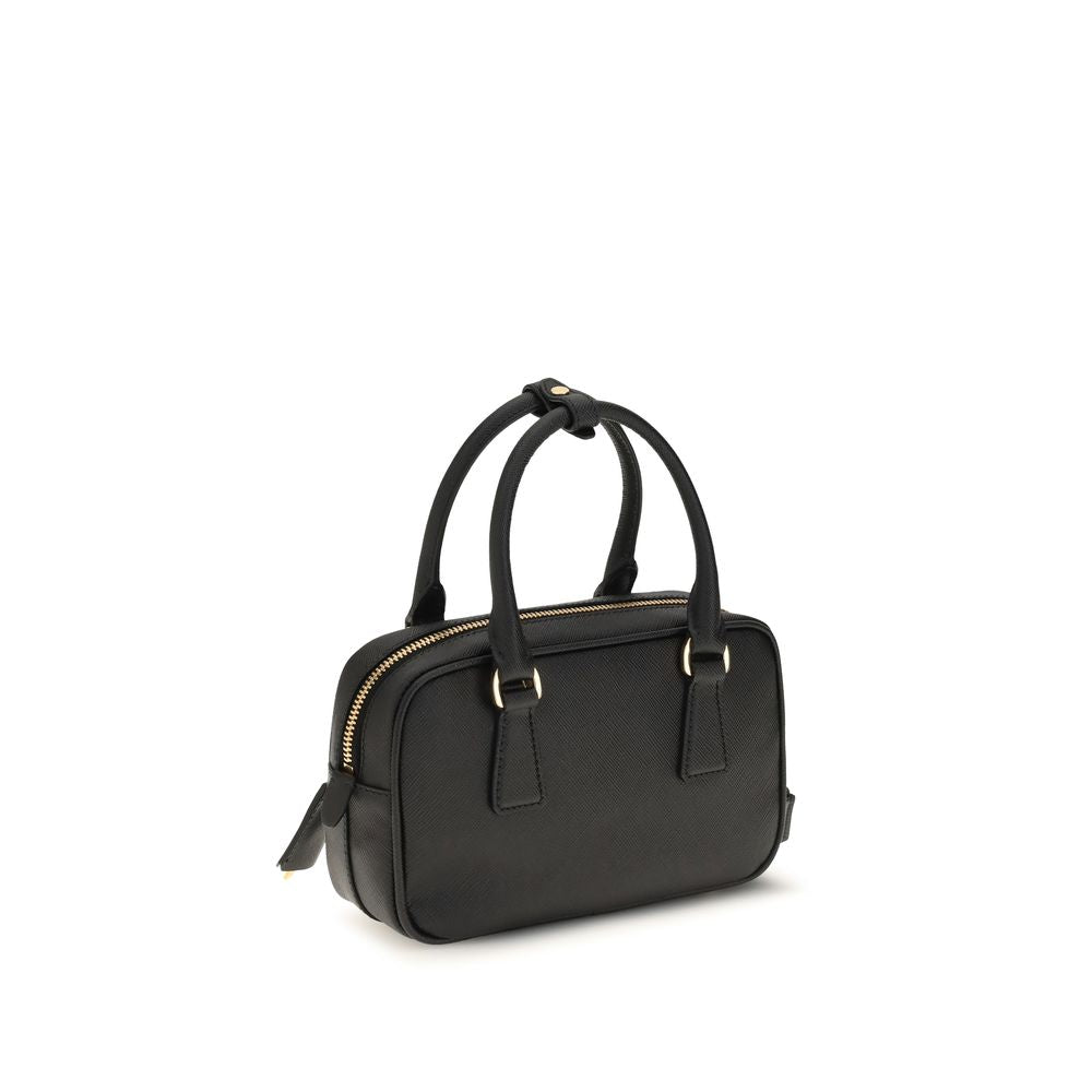 Black Calf Leather Bos Taurus Handbag Bag