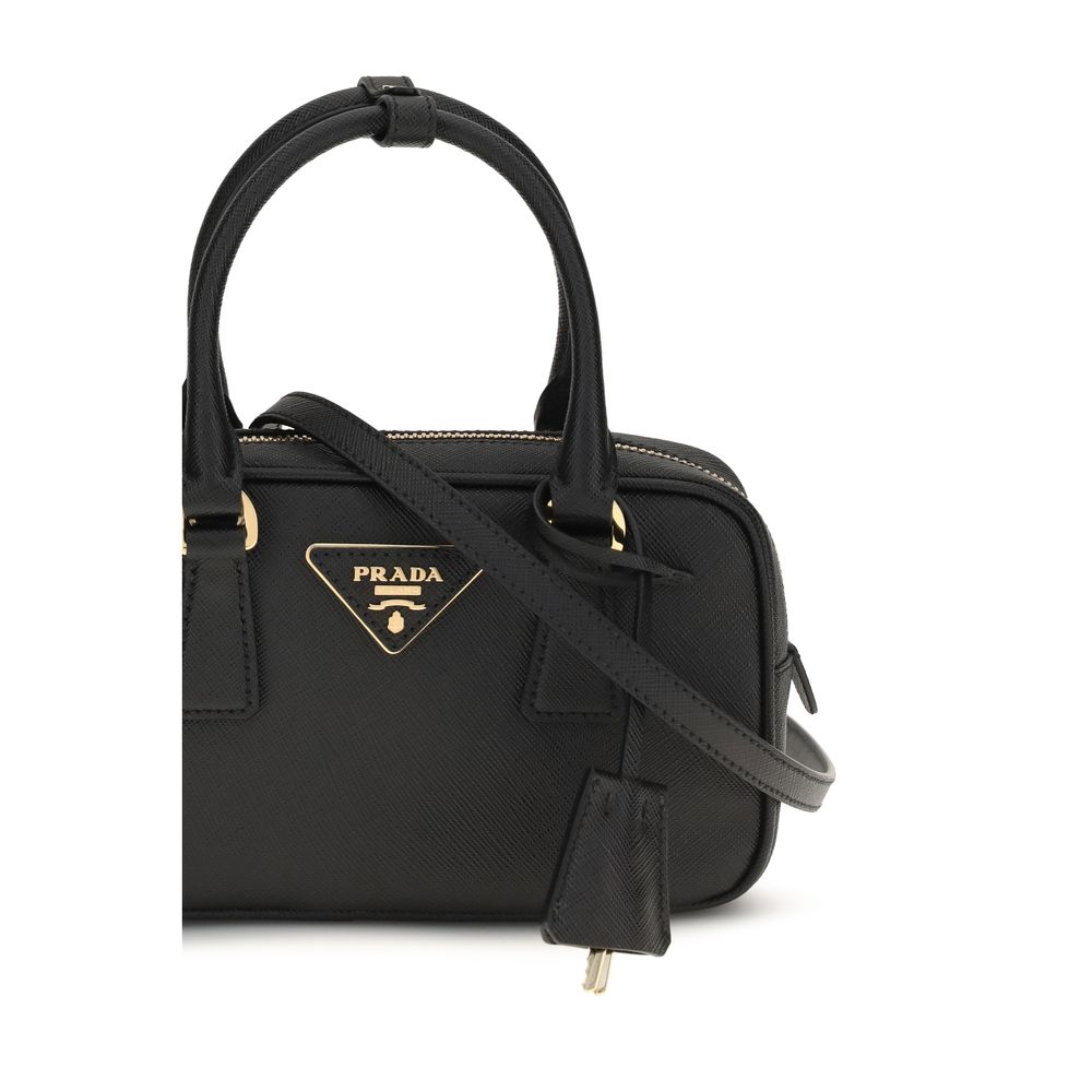 Black Calf Leather Bos Taurus Handbag Bag