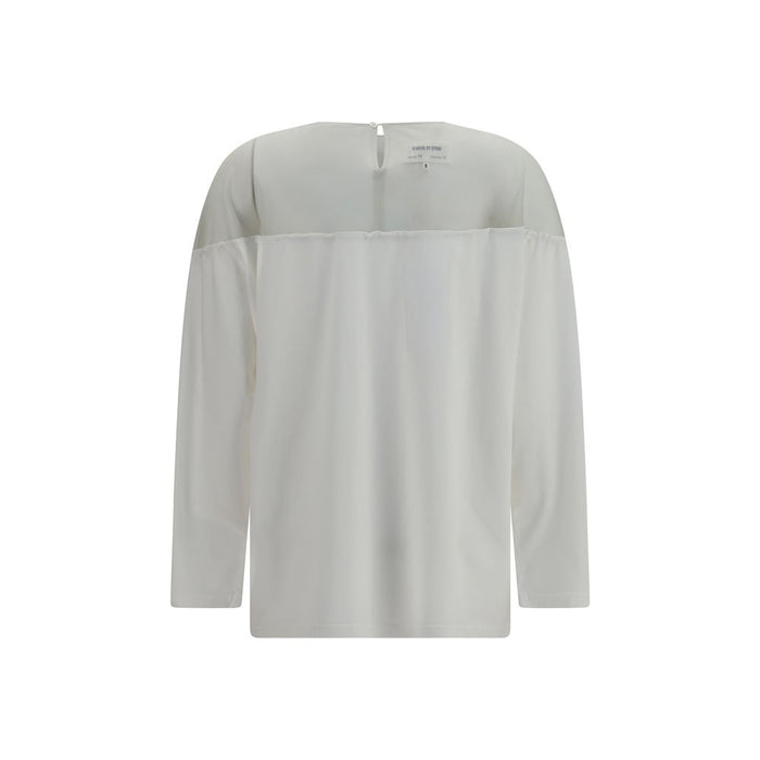 MM6 Maison Margiela 100% Cotton t-shirt in white — view 2