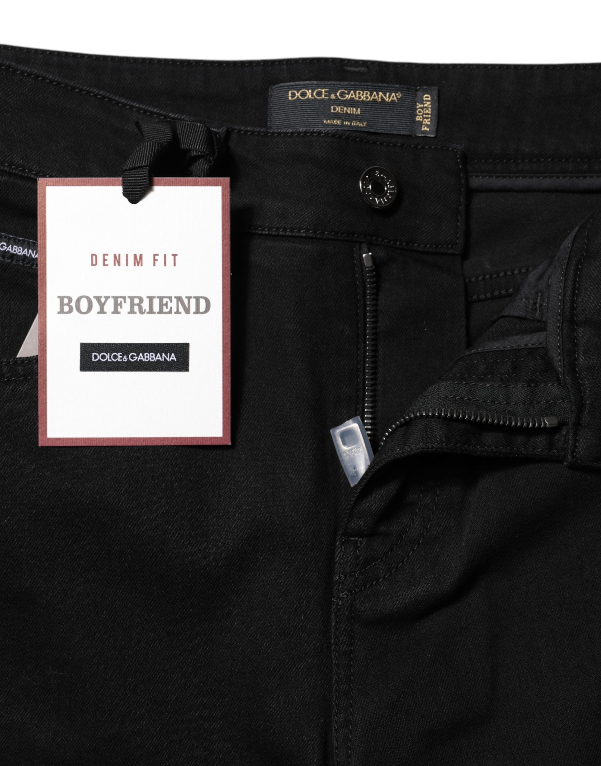 Dolce & Gabbana 98% Cotton 2% Elastane jeans in black — view 3