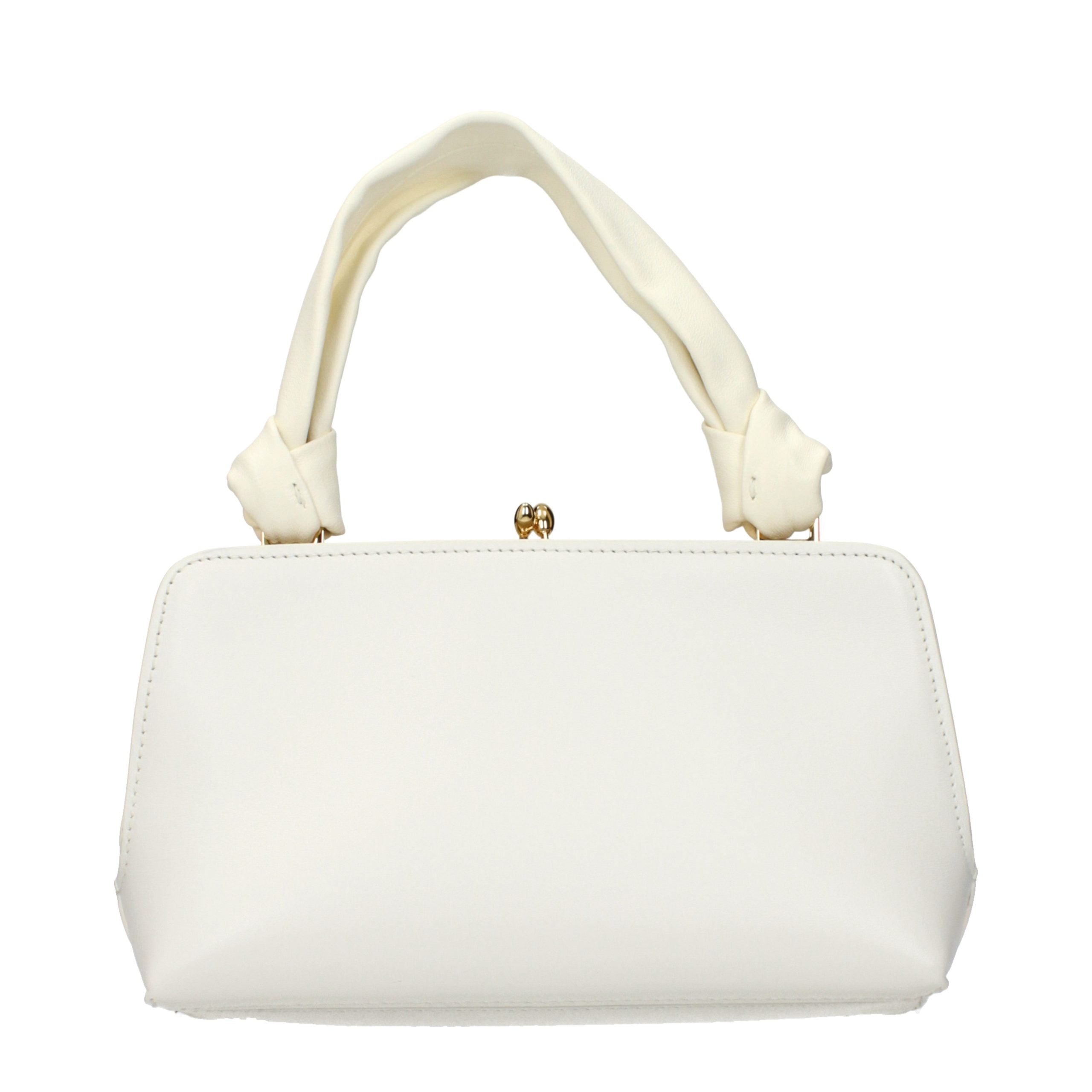 White Leather Handbag Bag
