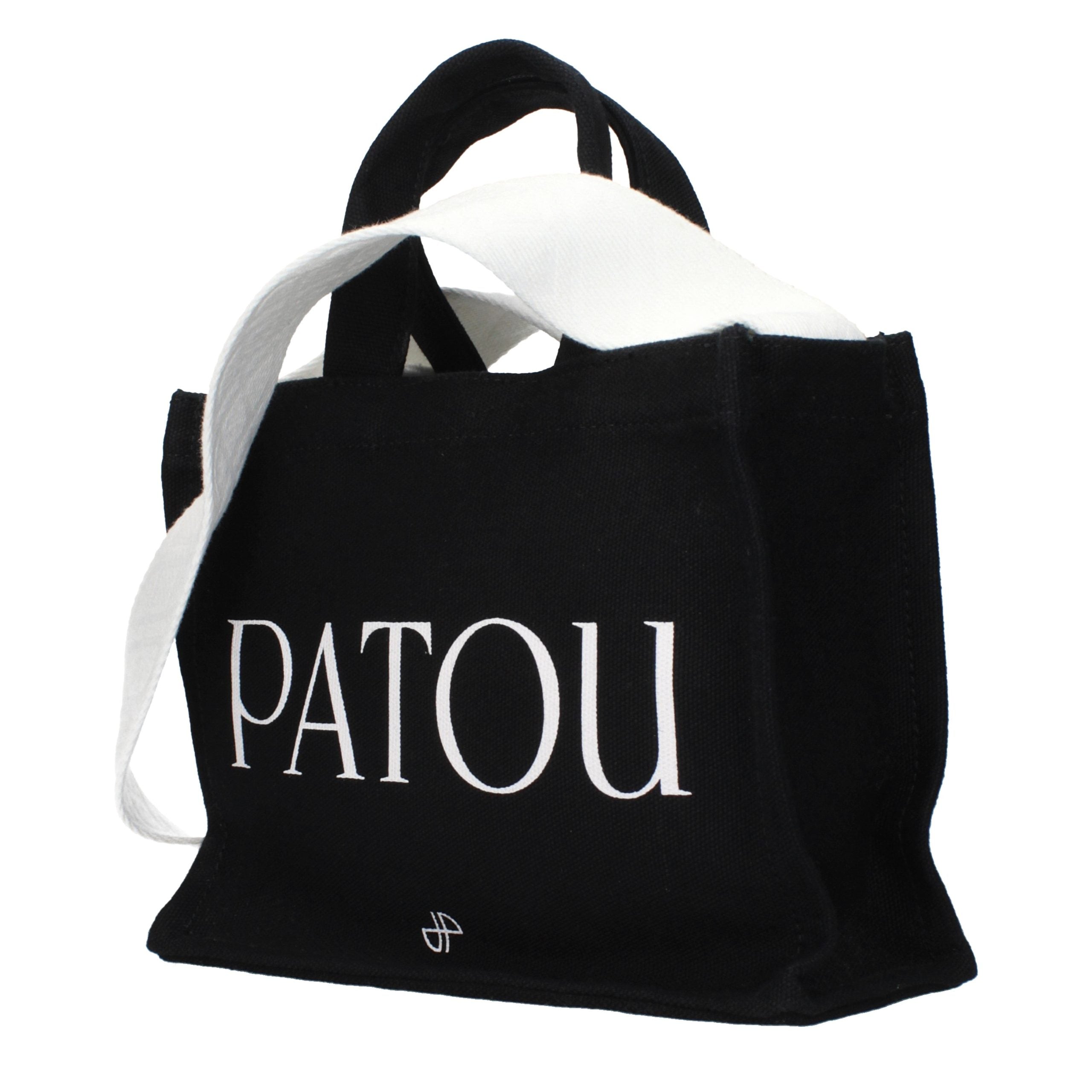 Black Cotton Handbag Bag
