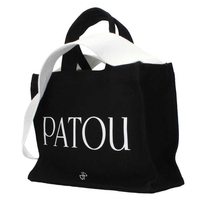 Black Cotton Handbag Bag