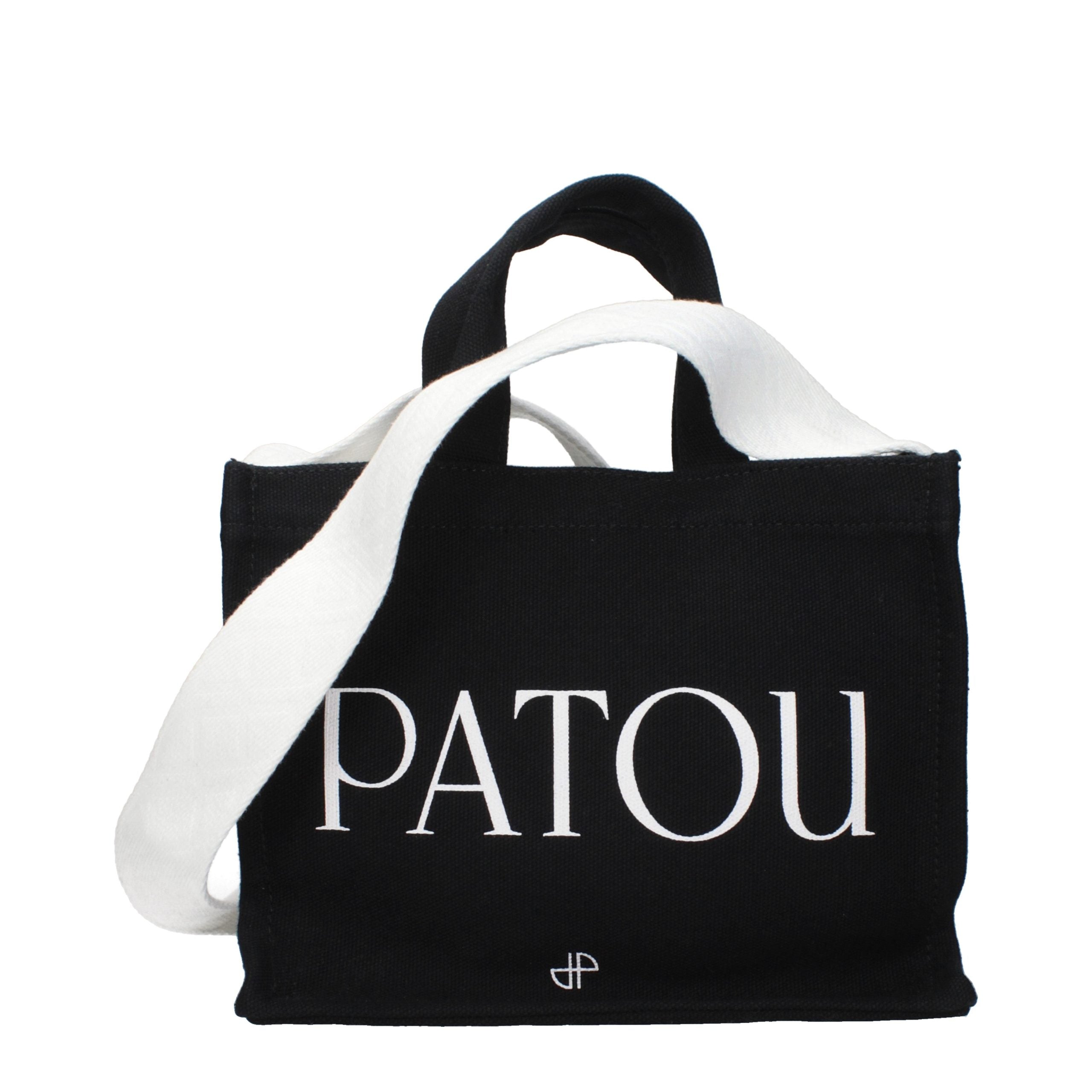 Black Cotton Handbag Bag