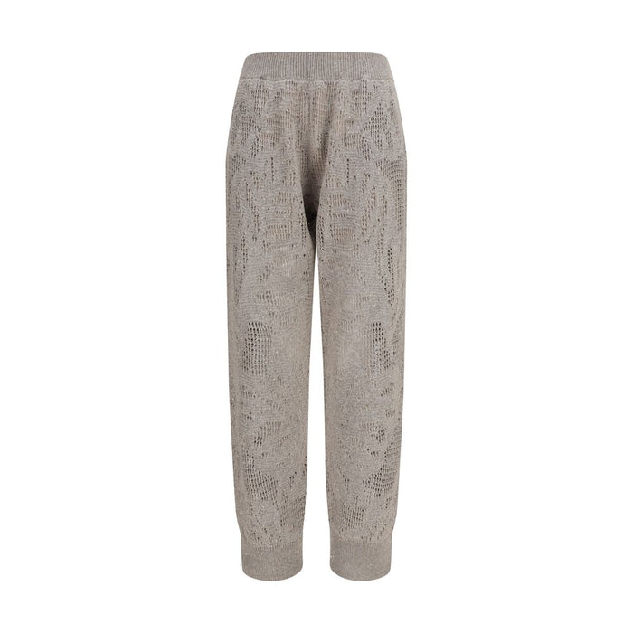 Brunello Cucinelli 94% Linen trousers in beige