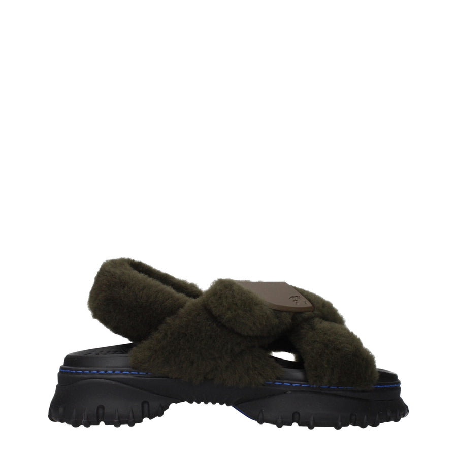Burberry slipper in green
