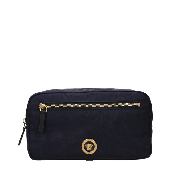 Versace Fabric wallet in navy
