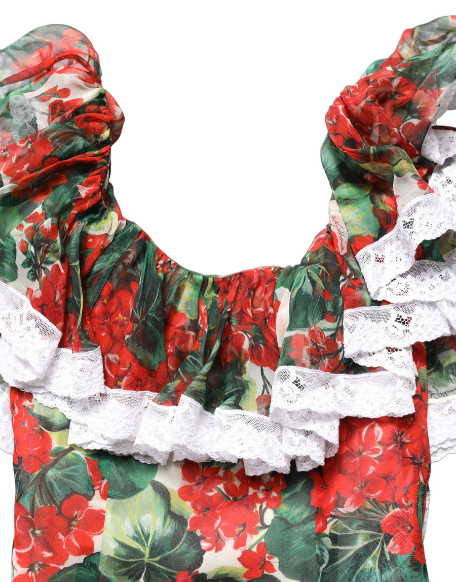 Dolce & Gabbana External: 68% Silk dress in multicolor