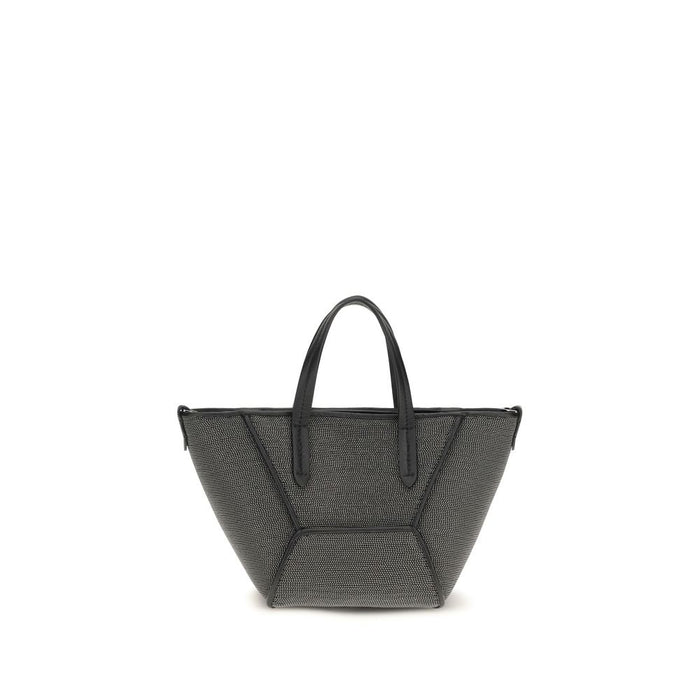 Brunello Cucinelli 100% Calf Leather Bos Taurus shoulder bag in black