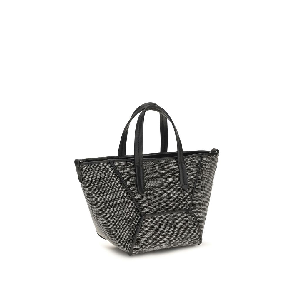 Brunello Cucinelli 100% Calf Leather Bos Taurus shoulder bag in black — view 3