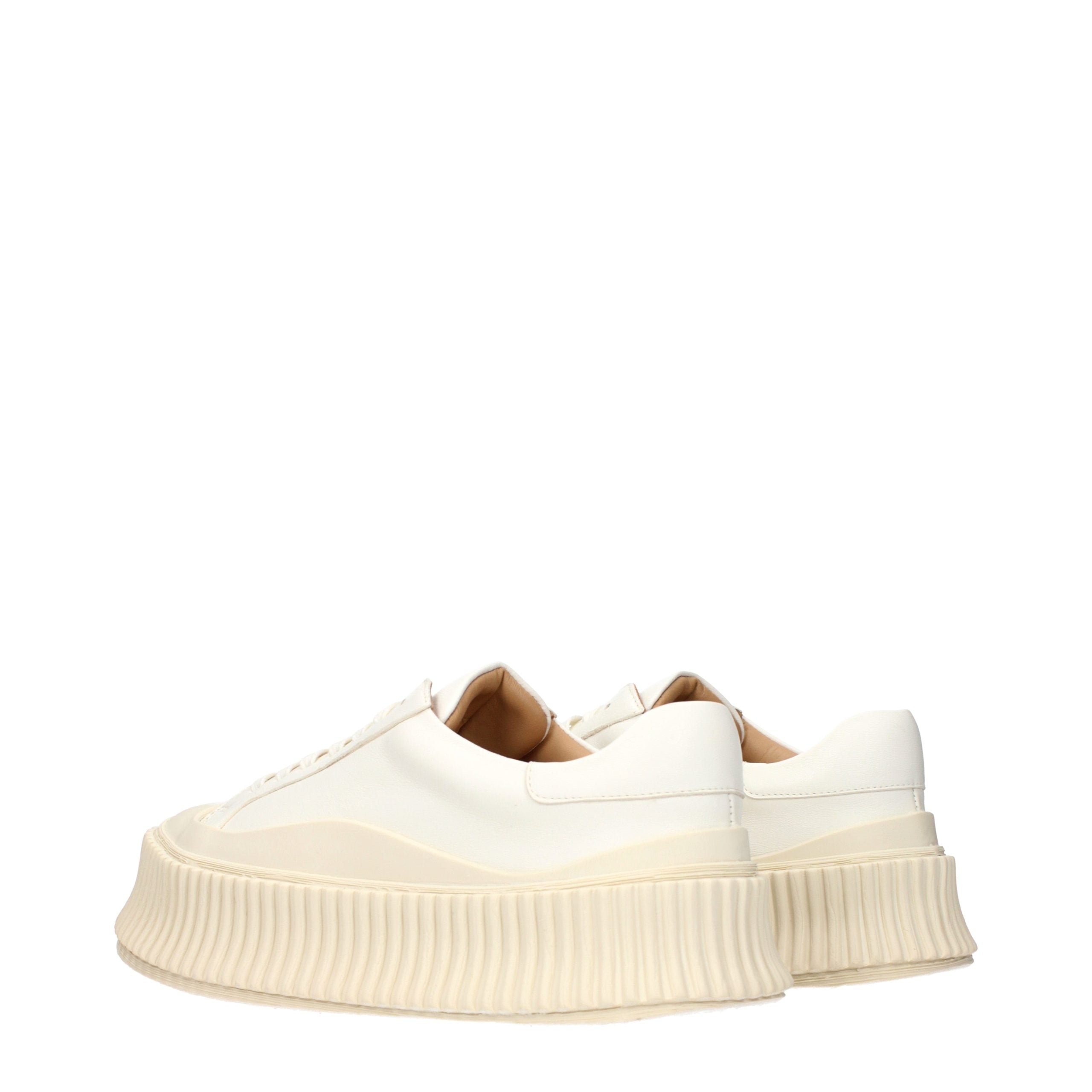 Jil Sander Leather sneaker in white — view 4