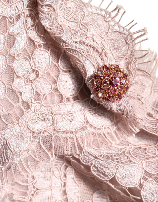Dolce & Gabbana 39% Viscose evening gown in pink