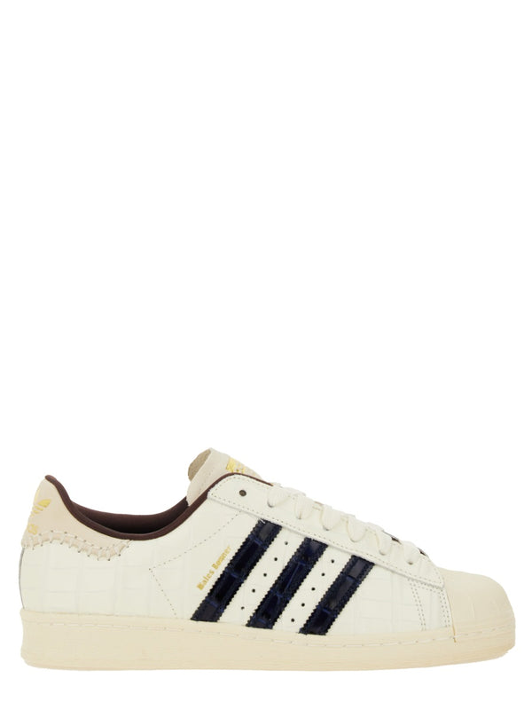 Sneaker Superstar Adidas X Wales Bonner White Leather Trainers
