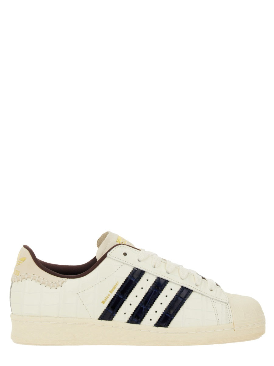 Sneaker Superstar Adidas X Wales Bonner White Leather Trainers