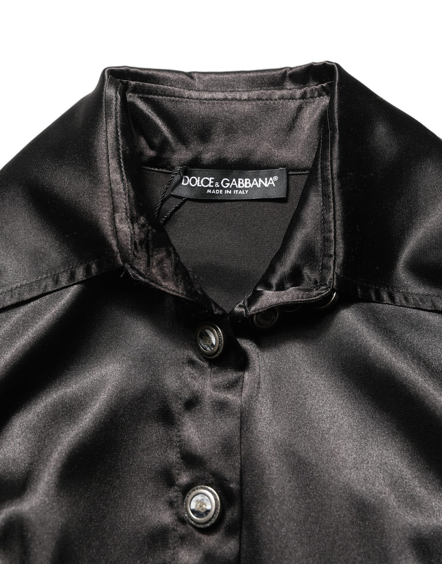 Dolce & Gabbana 97% Polyester dress in black