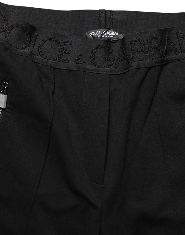 Dolce & Gabbana 69% Viscose trousers in black