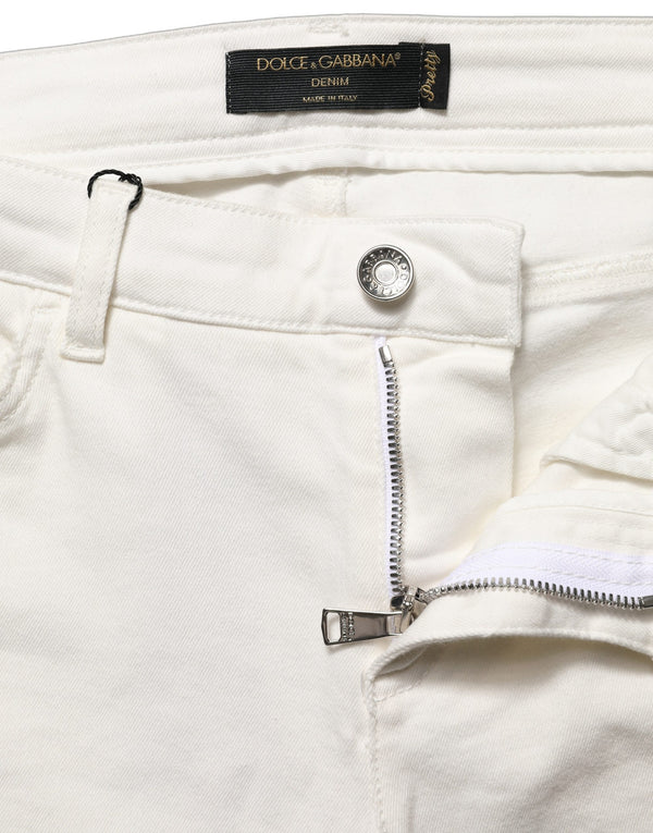 Dolce & Gabbana 98% Cotton jeans in white