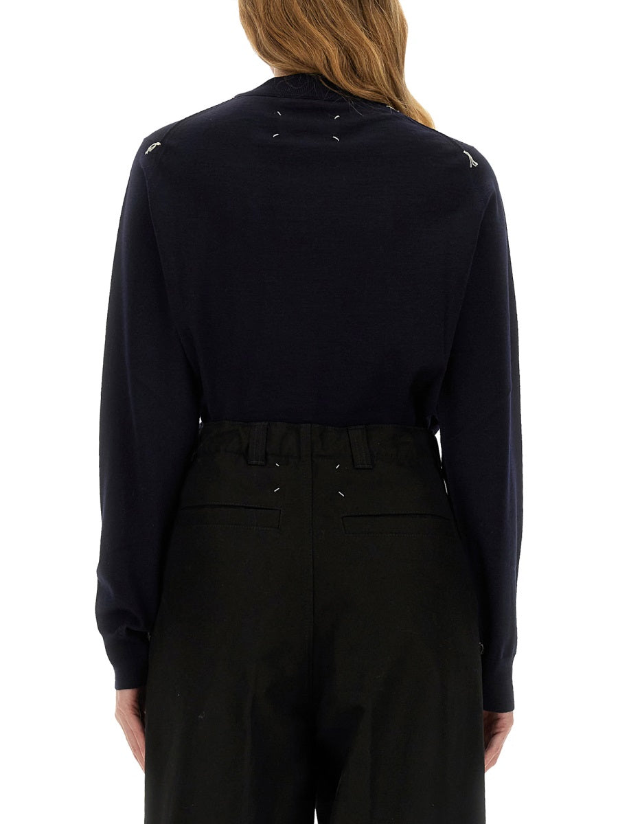 Wool Jersey Blue Jumpers