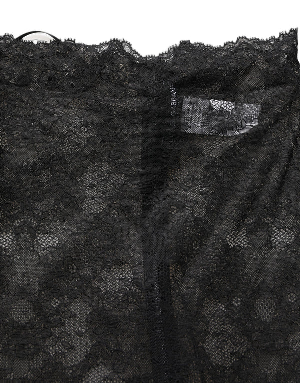 Dolce & Gabbana 75% Viscose skirt in black