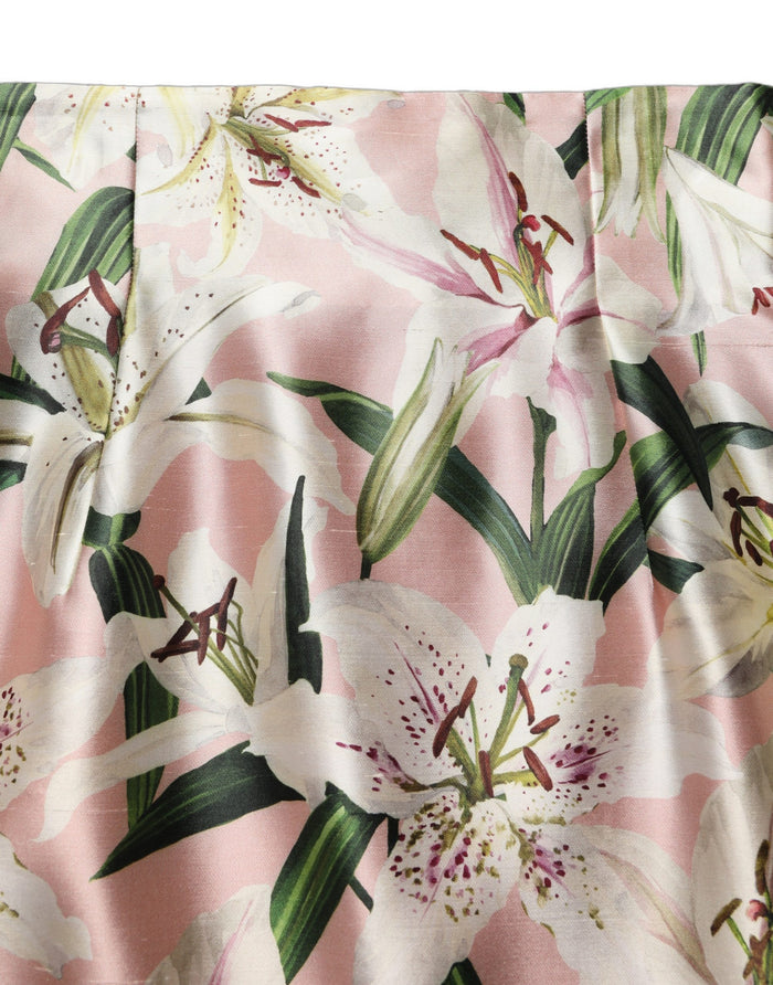 Dolce & Gabbana 100% Silk skirt in pink
