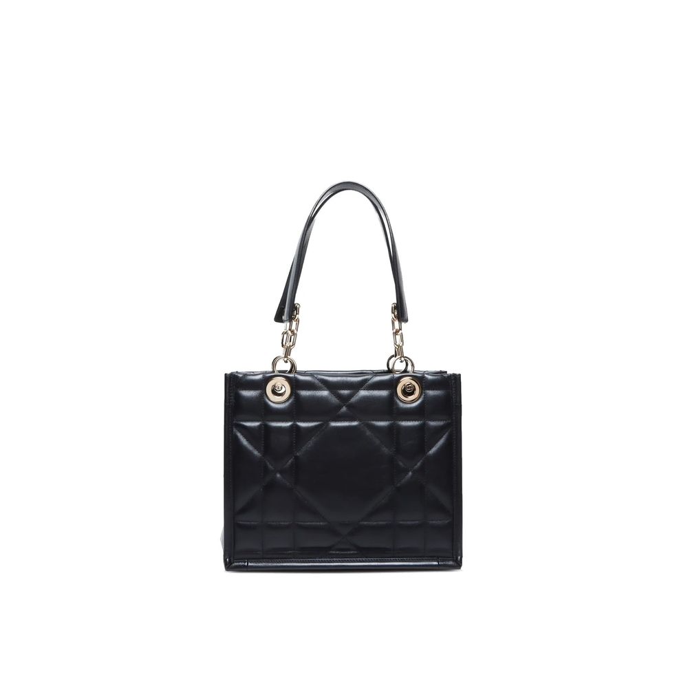 Black Leather Handbag Bag