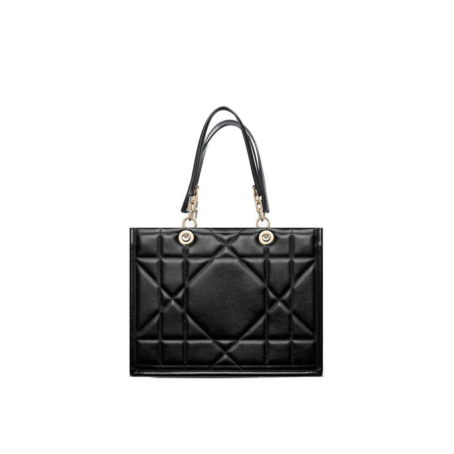 Dior 100% Leather with suede lining shoulder bag in black