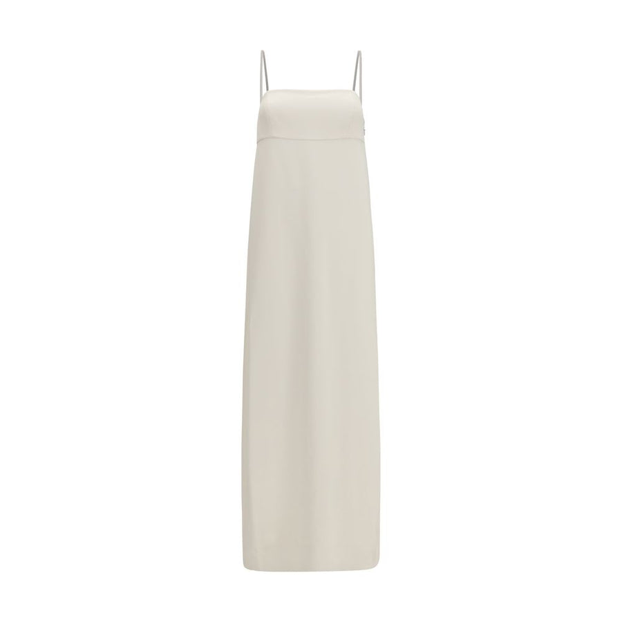 Brunello Cucinelli 52% Acetate dress in white